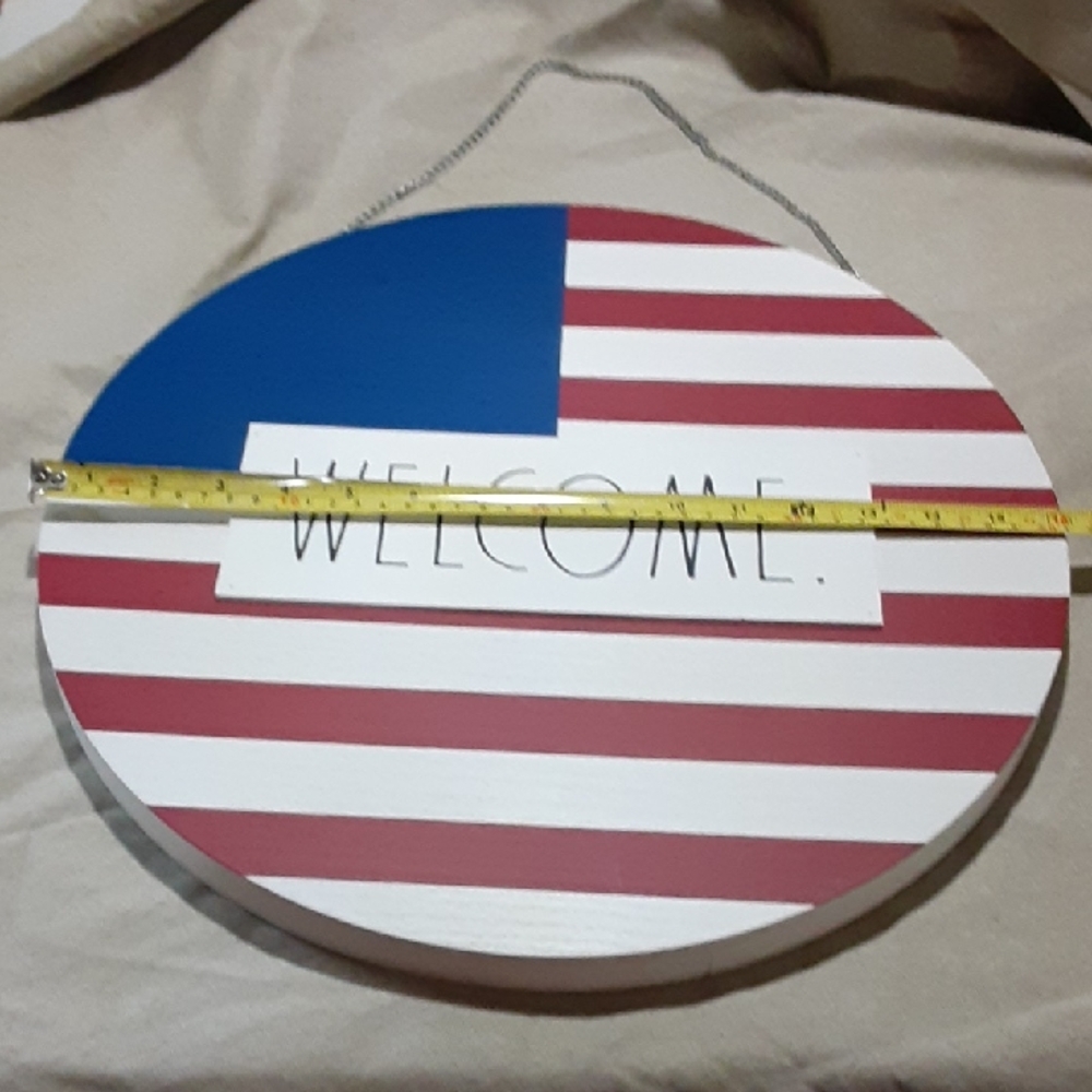 Rae Dunn Patriotic Wooden Sign